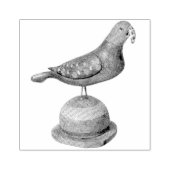 Schattigee Polka Dot Parrot Bird  Carving Rubberstempel (Afrduk)