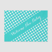 Schattigee polka dot patroon tissuepapier (Voorkant)