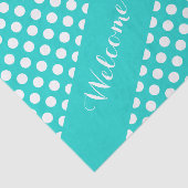 Schattigee polka dot patroon tissuepapier (Detail)