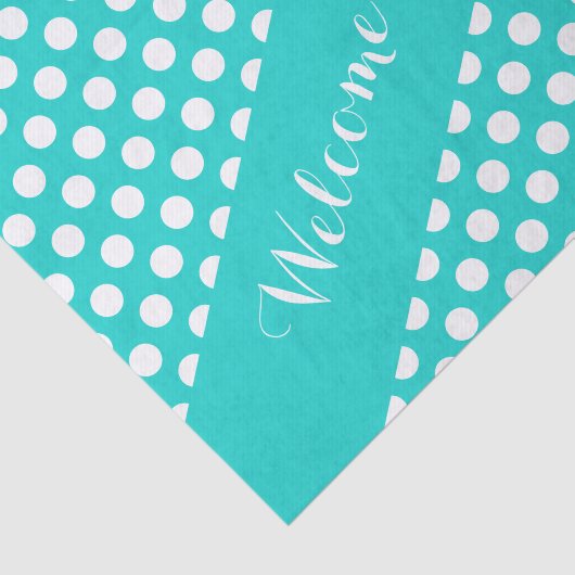 Schattigee polka dot patroon tissuepapier (Detail)