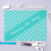 Schattigee polka dot patroon tissuepapier (Craft)