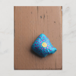 Schattigee polka dot rock briefkaart