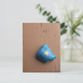 Schattigee polka dot rock briefkaart (Staand voorkant)