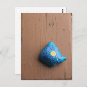 Schattigee polka dot rock briefkaart (Voorkant / Achterkant)