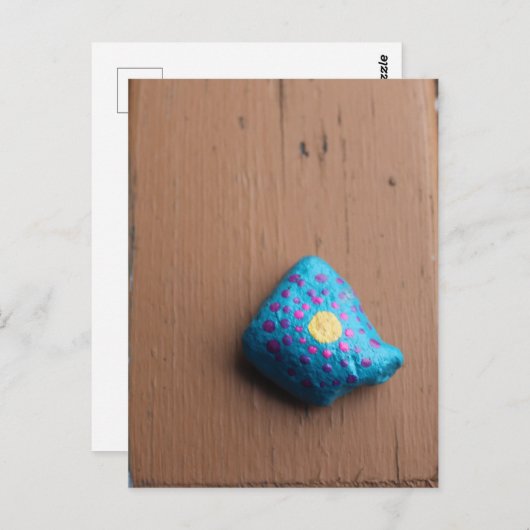 Schattigee polka dot rock briefkaart (Voorkant / Achterkant)