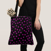 Schattigee Polka Dots Halloween Tote Bag (Dichtbij)