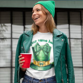 Schattigee Polka Dotted Bow op Leprechaun Top Hat