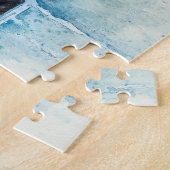 Schattigee Pommerse hond in bad Legpuzzel (Zijkant)
