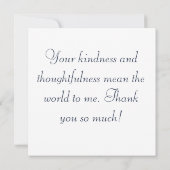 Schattigee Pommerse Hond Roze Bloemen Dank u kaart (Achterkant)