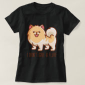 Schattigee Pommerse Pom Ik geef geen pluis Matchin T-shirt (Design voorkant)