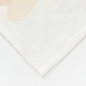 Schattigee Pommerse waterverf illustratie Fleece Deken (Hoek)