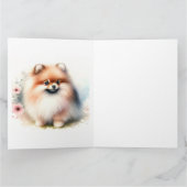 Schattigee Pommerse waterverf illustratie Kaart (Binnen)