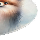 Schattigee Pommerse waterverf illustratie Snijplank (Hoek)