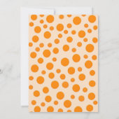 Schattigee pompoen Boo Halloween Bash Invitation Kaart (Achterkant)