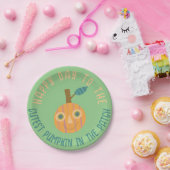 Schattigee pompoen Borden Papieren Bordje (Feest)