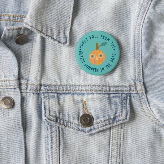 Schattigee pompoen Button (In situ)
