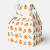 Schattigee pompoen eucalyptus Herfst Baby shower d Bedankdoosjes (Achterkant)