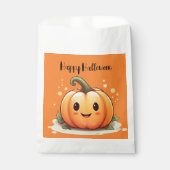 Schattigee pompoen Halloween Bedankzakje (Voorkant)
