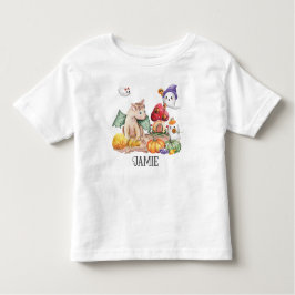 Schattigee Pompoen Halloween Fantasy Dinosaurus Na Kinder Shirts