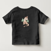 Schattigee Pompoen Halloween Fantasy Dinosaurus Na Kinder Shirts (Achterkant)