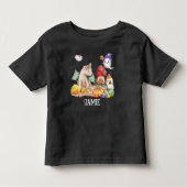 Schattigee Pompoen Halloween Fantasy Dinosaurus Na Kinder Shirts (Voorkant)