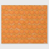 Schattigee Pompoen Halloween Waterverf Baby shower Cadeaupapier (Vlak)