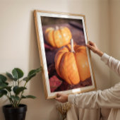 Schattigee pompoen herfst foto warme boerderij dec poster