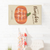 Schattigee Pompoen Herfst Herfst Welkom in Baby sh Spandoek (Insitu)