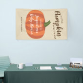 Schattigee Pompoen Herfst Herfst Welkom in Baby sh Spandoek (Beurs)