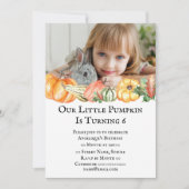 Schattigee pompoen herfst Thanksgiving ELKE LEEFTI Kaart (Voorkant)