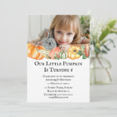 Schattigee pompoen herfst Thanksgiving ELKE LEEFTI Kaart (Staand voorkant)