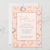 Schattigee pompoen in de Patch Baby shower Uitnodi Kaart (Voorkant)