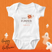 🎃Schattigee pompoen in de Patch Handgetekende Hal Romper