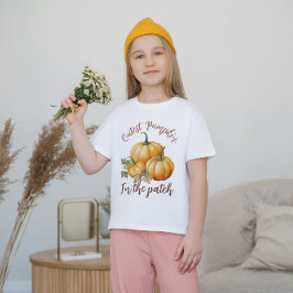 Schattigee pompoen in de patch, herfst Herfst Kind T-shirt