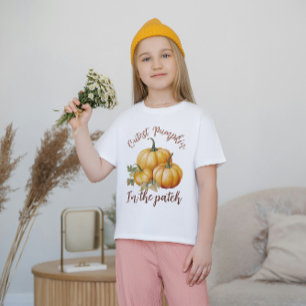 Schattigee pompoen in de patch, herfst Herfst Kind T-shirt