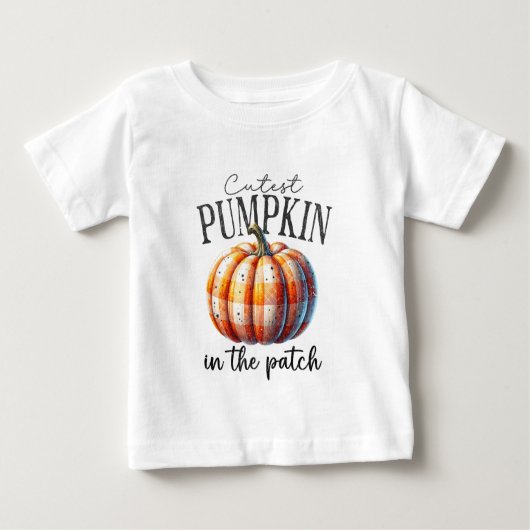 Schattigee pompoen in de patch - Herfst T-shirt (Voorkant)