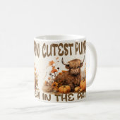 Schattigee pompoen in de patch Highland koe Koffiemok (Voorkant rechts)