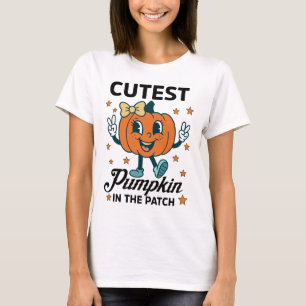 Schattigee pompoen in de patch SVG, Herfst SVG, di T-shirt
