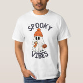 "Schattigee pompoen in de patch" T-shirt (Voorkant)