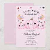 Schattigee pompoen is onderweg | Halloween-Baby sh Kaart (Voorkant / Achterkant)