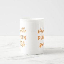 Schattigee pompoen kruiden herfst porselein kop