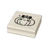 Schattigee pompoen met boog rubberstempel (Stempel)