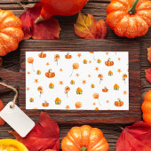 Schattigee Pompoen Op de Weg Baby shower Boek voor Informatiekaartje