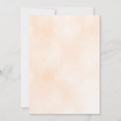 Schattigee pompoen op de weg Herfst Baby shower Kaart (Achterkant)