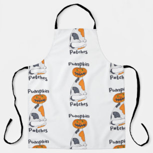 Schattigee pompoen patches Halloween Calico kat pa Schort