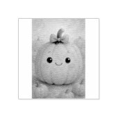 Schattigee pompoen Shirt Rubberstempel (Afrduk)