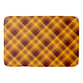 Schattigee pompoen Sinaasappel geruite grote badma Badmat (Voorkant)