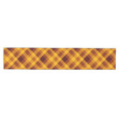 Schattigee Pompoen Sinaasappel Plaid Medium Tafell Medium Tafelloper (Horizontaal)