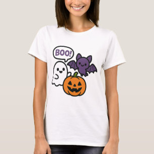 Schattigee pompoen Snoep emmer Halloween T-shirt