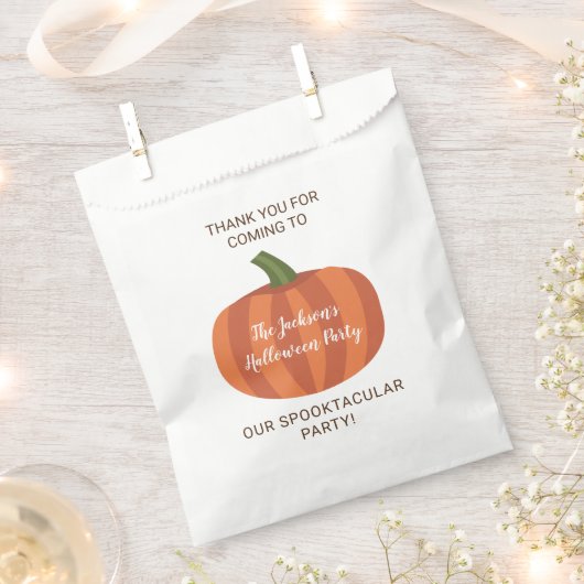 Schattigee pompoen spooktacular Halloween Party Bedankzakje (Geknipt)